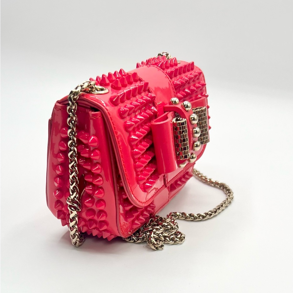 Christian Louboutin Mini Sweet Charity Crossbody Bag with Studded Spikes - EUC - Picture 8 of 15